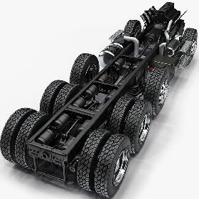 Truck chassis complete set